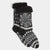 Winter Wonderland Slipper Socks - Black