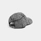 Glitzy Plaid Baseball Hat - Black