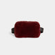 Estelle Faux Fur Sling Bag - Dark Red