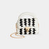 Lucinda Braided Crossbody - Black/White