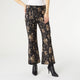 Shyanne Wide Leg Pant - Black Floral