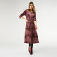 Romance Imagined Velour Dress - Plum