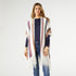 Skye Multi Stripe Open Cardigan - Winter White/Multi Stripe