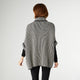 Wren Cardigan with Toggle Closure - Black/Winter White