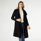 Heavenly-Luxe Long Open Cardigan - Black