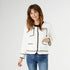 Clarice Cardigan with Trim Detail - Winter White