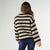 Norma Open Knit Sweater - Black/Taupe