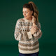 Crispin Sweater - Oatmeal/Black/Brown