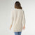 Wicklow Mock Neck Tunic Sweater - Oatmeal/Olive