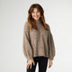 Kayne Mohair Sweater - Latte Heather