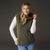 Fern Sherpa Lined Fleece Vest - Olive