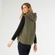 Fern Sherpa Lined Fleece Vest - Olive