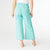 Weekend Brushed Pocket Crop - Turquoise