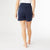 Weekend Brushed Ribbed Pocket Shorts - Navy