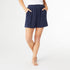 Weekend Brushed Ribbed Pocket Shorts  - Navy