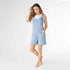 Weekend Brushed Ribbed Shortalls  - Sky