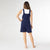 Weekend Brushed Ribbed Shortalls - Navy