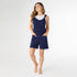 Weekend Brushed Ribbed Shortalls  - Navy