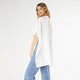 Corinne Button Front Cover Wrap - White