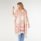 Mya Kimono - White/Coral Paisley