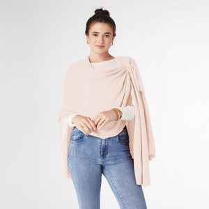 Kiara Pull Thru Wrap - Cameo Rose