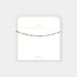 Beaded Chain Anklet  - Silver