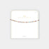 Beaded Chain Anklet  - Gold