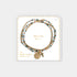 Beatitudes Cross Charm Bracelet  - Gold