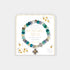 Mustard Seed Bracelet  - Teal Multi