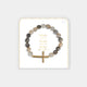 Pray on it, Pray over it, Pray through it Bracelet - Grey