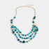 Ivanna Necklace  - Teal