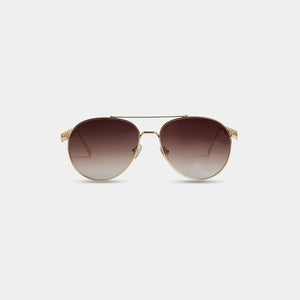 Andie Vada Sunglasses - Gold/Brown