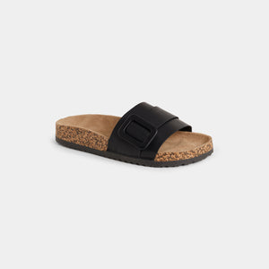 Holland Slide Sandals - Black