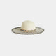 Finley Sun Hat - Black/White