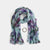 Scarf + Bracelet Gift Set - Blue Petals