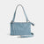 Moira Double Compartment Crossbody - Dusty Blue