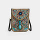 Artisan Beaded Crossbody - Turquoise Dragonfly