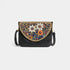 Artisan Beaded Split Pocket Crossbody - Shell Flower