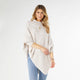 Dylan Sweater Poncho - Sand