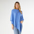 Dylan Sweater Poncho - Cobalt