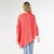 Dylan Sweater Poncho - Salmon