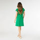 Francis Flutter Sleeve Dress - Shamrock