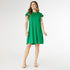 Francis Flutter Sleeve Dress - Shamrock