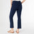 Jasmine Capri Zip Pocket Leggings - Navy