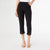 Georgie Capri with Lace Detail - Black