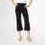 Georgie Wide Leg Cropped - Black