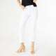 Becket Crop Flare - Crisp White