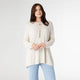 AirWeave Relaxed Top with Buttons on Cuffs - Sand