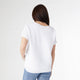 Carrigan Relaxed Short Sleeve Ribbed Top - White