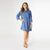 Marissa Tiered Chambray Dress - Medium Denim